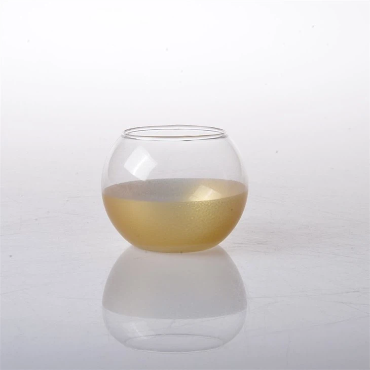 goblet tealight glass candle holder 4