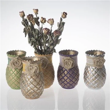 Antik üveg virágváza